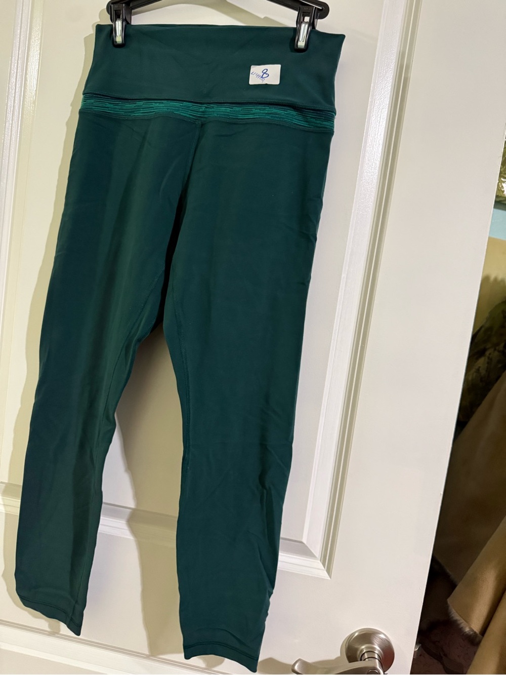 Kids Stretch Performance Leggings - Dark Green